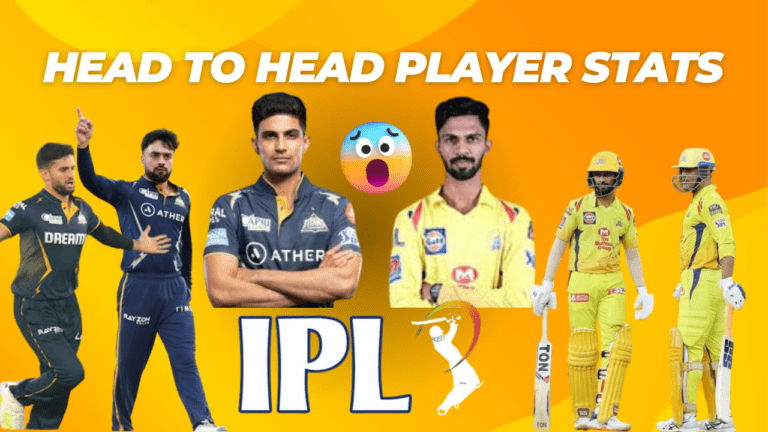 CSK VS GT HEAD TO HEAD PLAYER STATS, RECORD